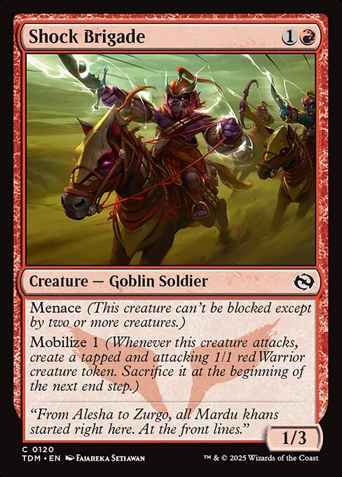 Shock Brigade - Magic: The Gathering TDM #120