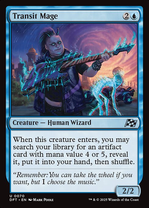 Transit Mage - Magic: The Gathering DFT #70