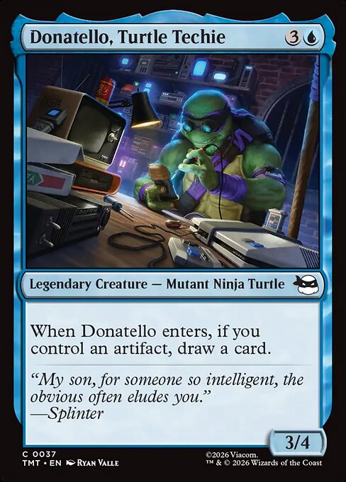 Donatello, Turtle Techie - Magic: The Gathering TMT #37