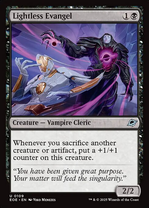 Lightless Evangel - Magic: The Gathering EOE #109