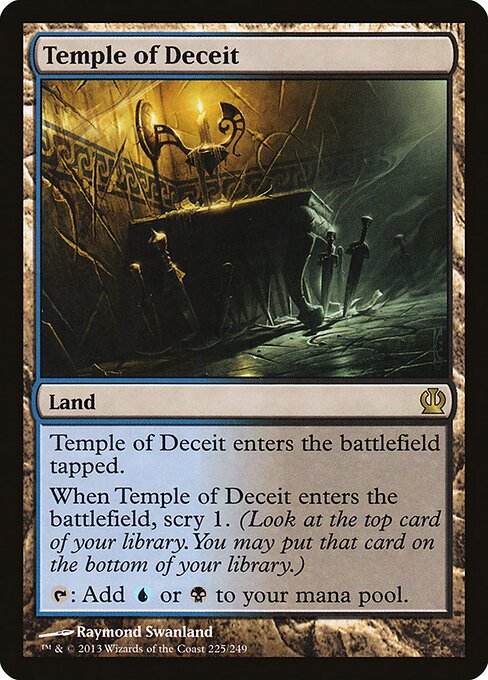 Temple of Deceit - Magic: The Gathering THS #225
