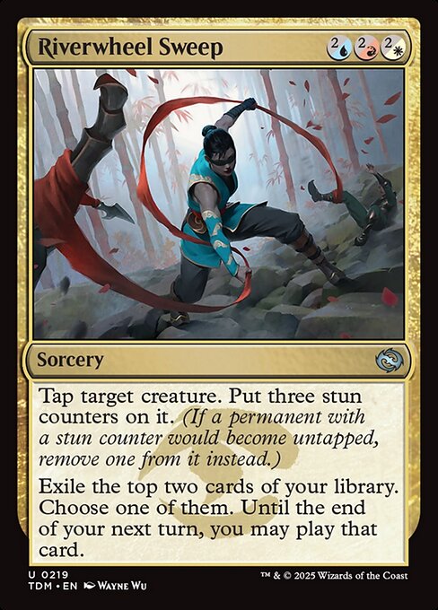 Riverwheel Sweep - Magic: The Gathering TDM #219