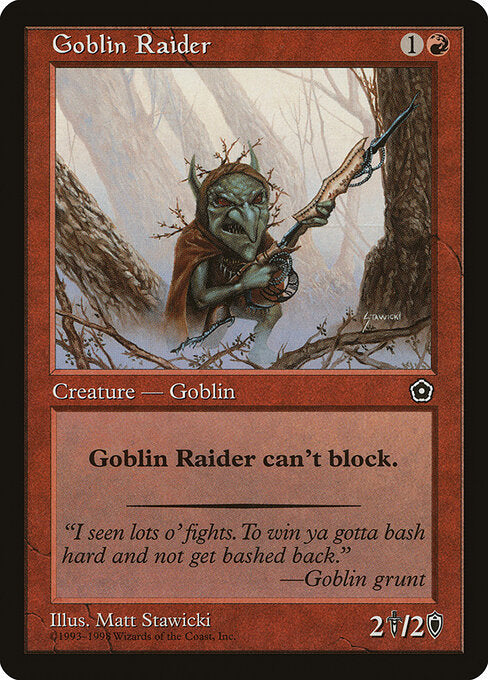 Goblin Raider - Magic: The Gathering P02 #103