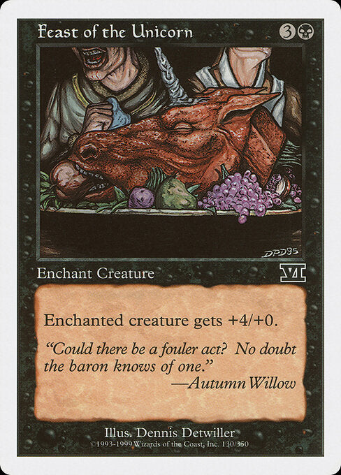 Feast of the Unicorn - Magic: The Gathering 6ED #130