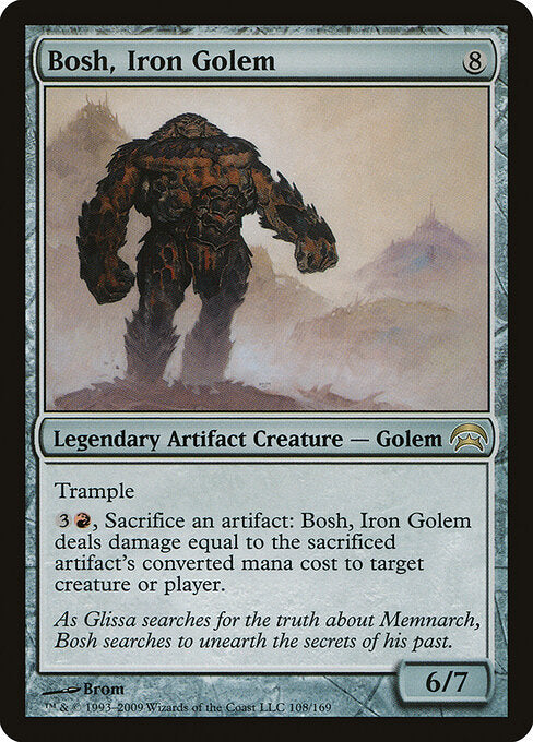 Bosh, Iron Golem - Magic: The Gathering HOP #108