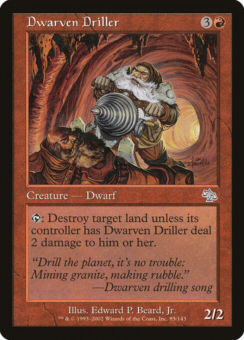 Dwarven Driller - Magic: The Gathering JUD #85