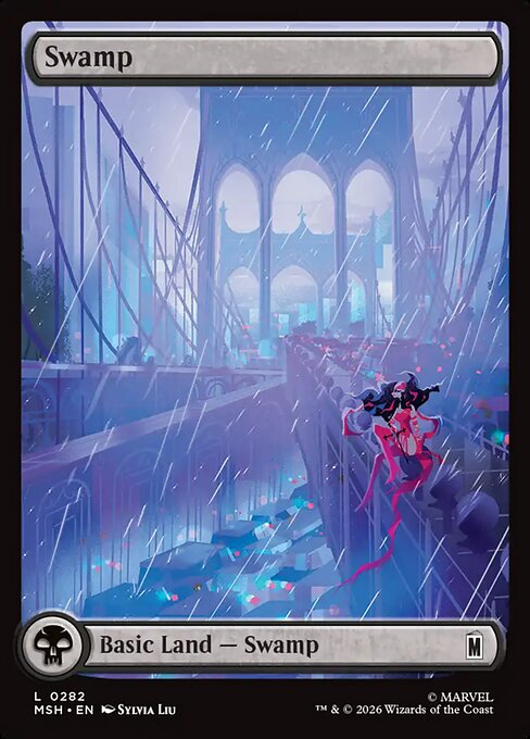 Swamp - Magic: The Gathering MSH #282