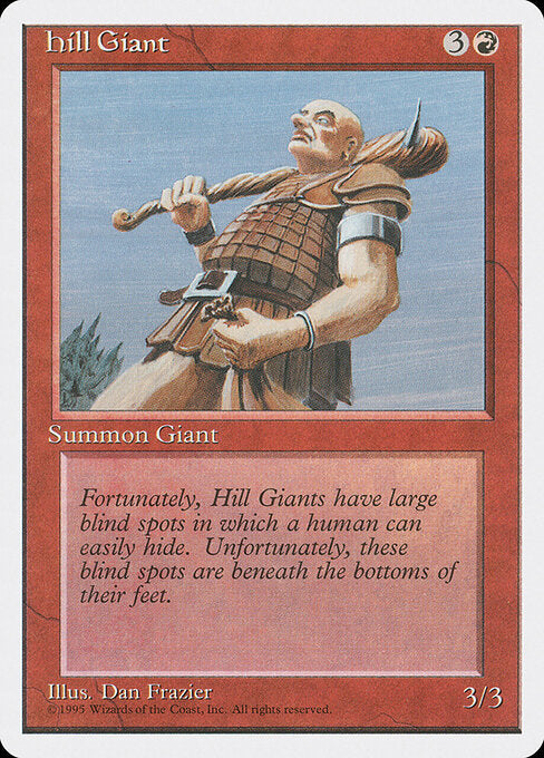 Hill Giant - Magic: The Gathering 4ED #201