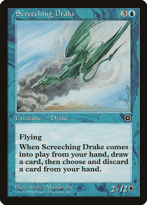 Screeching Drake - Magic: The Gathering P02 #44