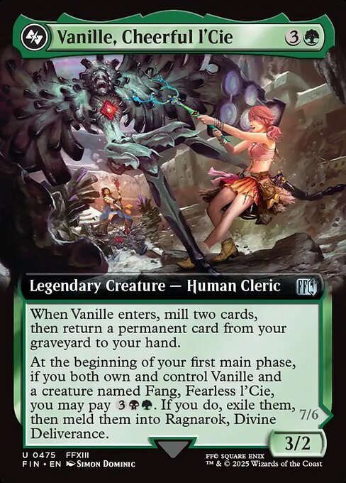 Vanille, Cheerful l'Cie - Magic: The Gathering FIN #475