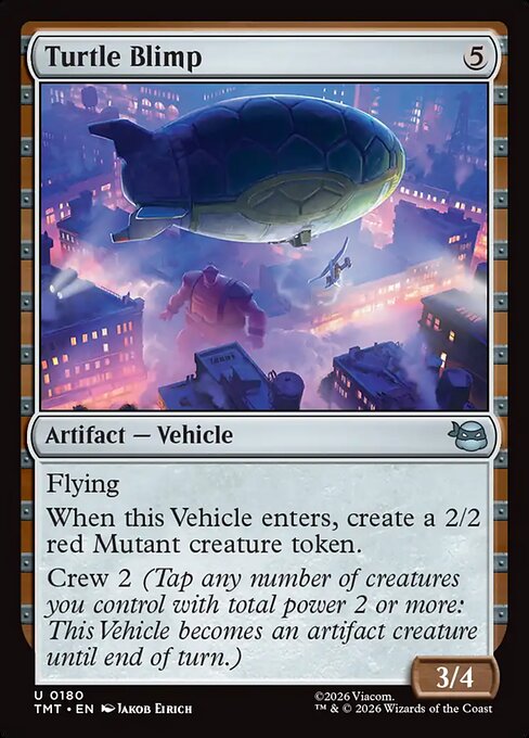 Turtle Blimp - Magic: The Gathering TMT #180