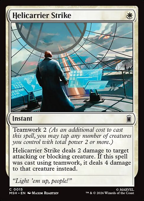 Helicarrier Strike - Magic: The Gathering MSH #15