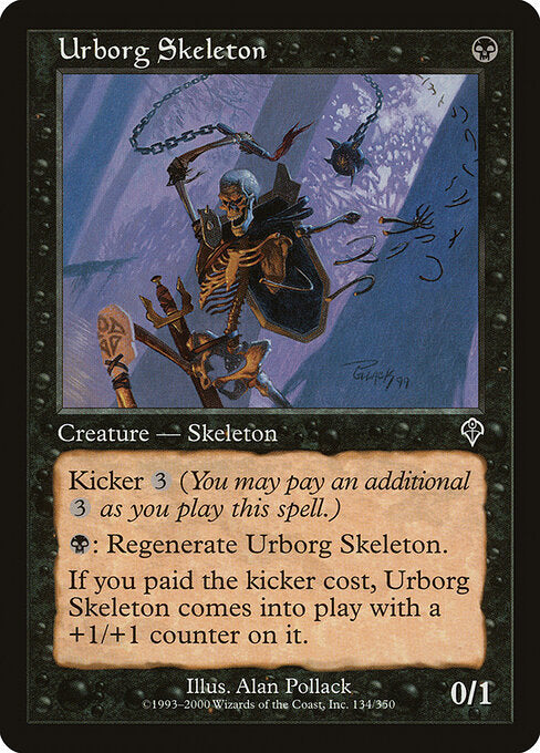 Urborg Skeleton - Magic: The Gathering INV #134