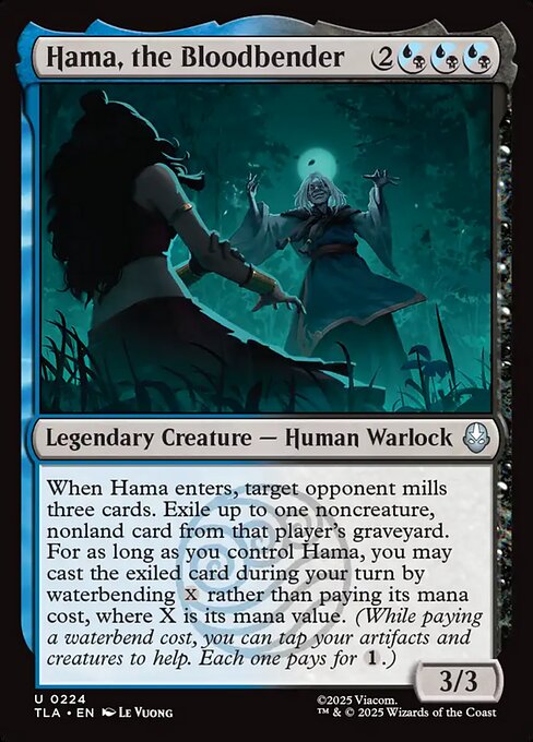 Hama, the Bloodbender - Magic: The Gathering TLA #224