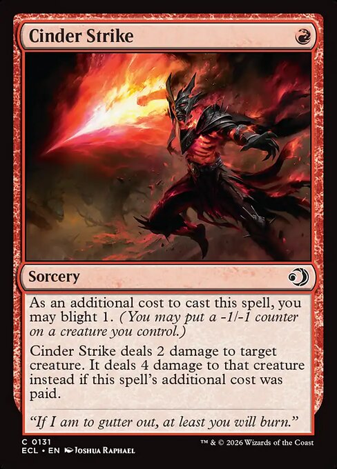 Cinder Strike - Magic: The Gathering ECL #131