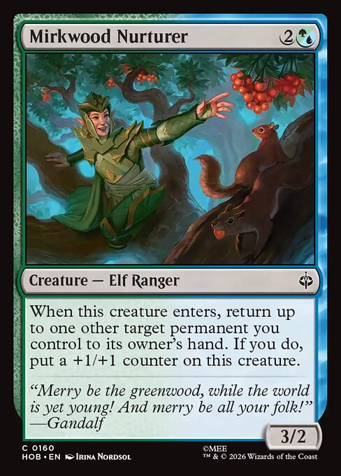 Mirkwood Nurturer - Magic: The Gathering HOB #160