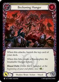 Beckoning Hunger (Yellow) - Flesh and Blood USURP-THE-SHADOW-THRONE #IAR018