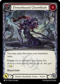 Demonbound Gloomblade (Red) - Flesh and Blood USURP-THE-SHADOW-THRONE #IAR126