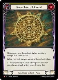 Runechant of Greed - Flesh and Blood USURP-THE-SHADOW-THRONE #IAR145