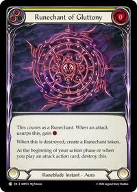Runechant of Gluttony - Flesh and Blood USURP-THE-SHADOW-THRONE #IAR153