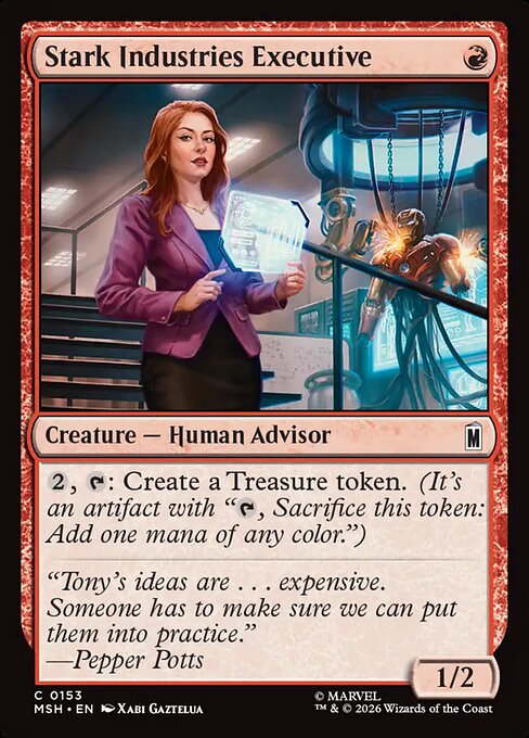 Stark Industries Executive - Magic: The Gathering MSH #153