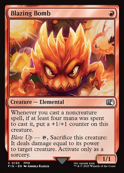 Blazing Bomb - Magic: The Gathering FIN #130