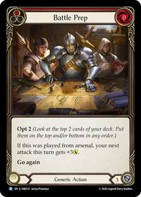 Battle Prep (Red) - Flesh and Blood USURP-THE-SHADOW-THRONE #IAR233