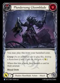 Plundersong Gloomblade - Flesh and Blood USURP-THE-SHADOW-THRONE #IAR116