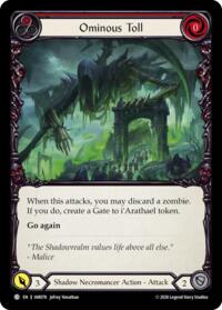 Ominous Toll (Red) - Flesh and Blood USURP-THE-SHADOW-THRONE #IAR078