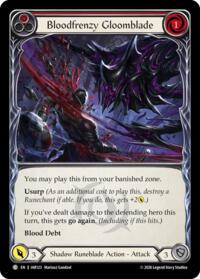 Bloodfrenzy Gloomblade (Red) - Flesh and Blood USURP-THE-SHADOW-THRONE #IAR123