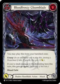 Bloodfrenzy Gloomblade (Blue) - Flesh and Blood USURP-THE-SHADOW-THRONE #IAR125
