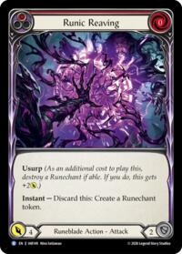 Runic Reaving (Red) - Flesh and Blood USURP-THE-SHADOW-THRONE #IAR149