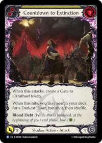 Countdown to Extinction (Yellow) - Flesh and Blood USURP-THE-SHADOW-THRONE #IAR168