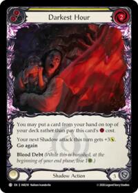 Darkest Hour (Yellow) - Flesh and Blood USURP-THE-SHADOW-THRONE #IAR210