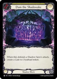 Dam the Shadowake (Yellow) - Flesh and Blood USURP-THE-SHADOW-THRONE #IAR219