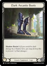 Dark Arcanite Boots - Flesh and Blood USURP-THE-SHADOW-THRONE #IAR227