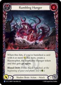 Rumbling Hunger (Red) - Flesh and Blood USURP-THE-SHADOW-THRONE #IAR014