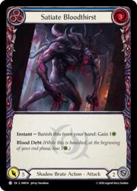 Satiate Bloodthirst (Blue) - Flesh and Blood USURP-THE-SHADOW-THRONE #IAR034