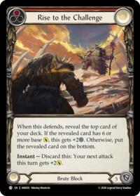 Rise to the Challenge (Red) - Flesh and Blood USURP-THE-SHADOW-THRONE #IAR050