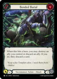 Bonded Burial (Yellow) - Flesh and Blood USURP-THE-SHADOW-THRONE #IAR101