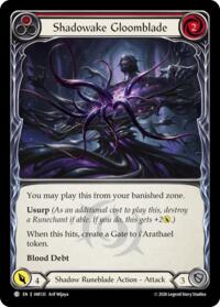 Shadowake Gloomblade (Red) - Flesh and Blood USURP-THE-SHADOW-THRONE #IAR135