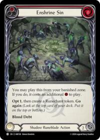 Enshrine Sin (Red) - Flesh and Blood USURP-THE-SHADOW-THRONE #IAR138