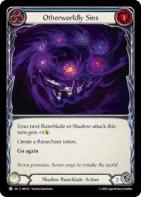Otherworldly Sins (Blue) - Flesh and Blood USURP-THE-SHADOW-THRONE #IAR143