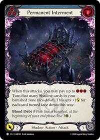 Permanent Interment (Blue) - Flesh and Blood USURP-THE-SHADOW-THRONE #IAR193