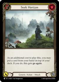 Seek Horizon (Yellow) - Flesh and Blood USURP-THE-SHADOW-THRONE #IAR237