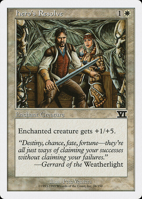 Hero's Resolve - Magic: The Gathering 6ED #24