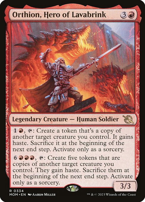 Orthion, Hero of Lavabrink March of the Machine mom