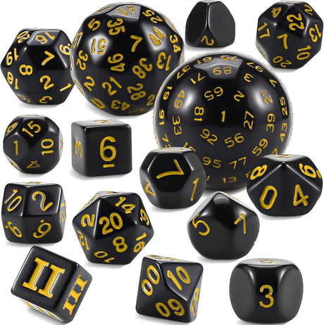 Dice Set Complete 15pcs