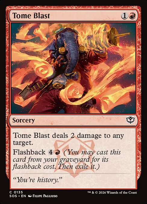 Tome Blast - Magic: The Gathering SOS #135