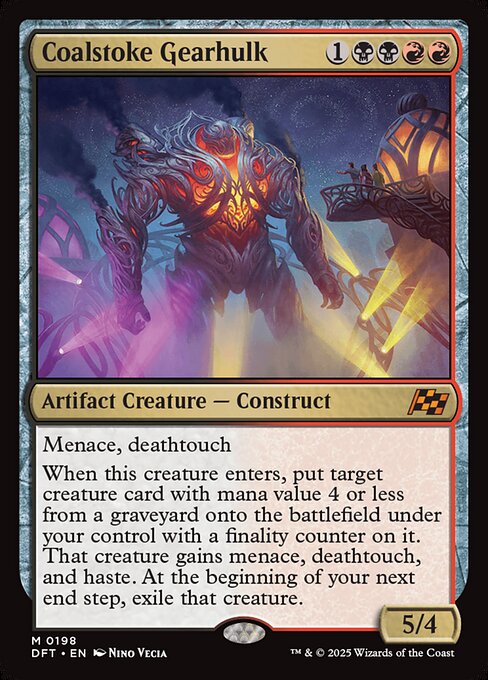 Coalstoke Gearhulk - Magic: The Gathering DFT #198